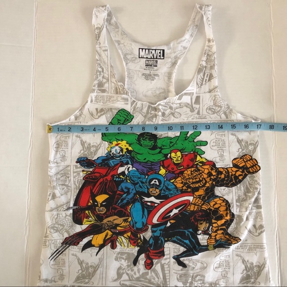 Marvel Comic Racerback Tank Top - Picture 6 of 6